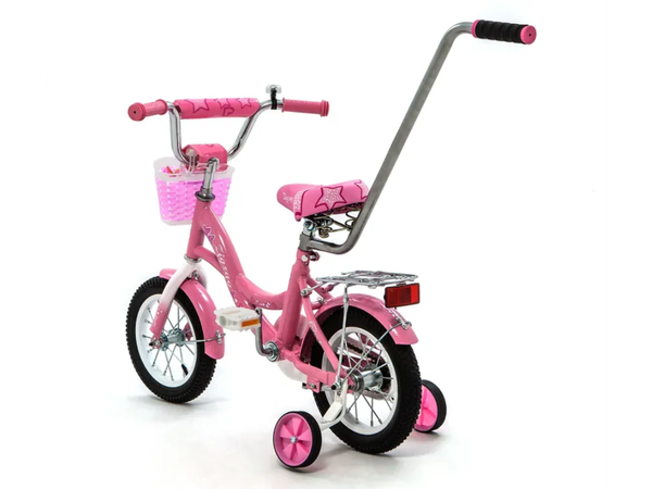 Детский велосипед с ручкой ZigZag Girl 12 / ZG-1224- фото3