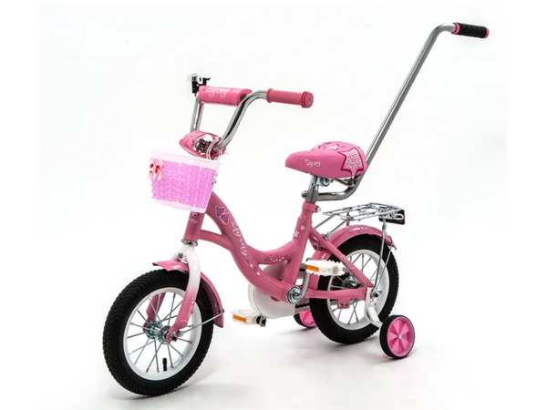 Детский велосипед с ручкой ZigZag Girl 12 / ZG-1224- фото2