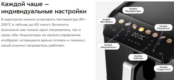 Аэрогриль Kitfort КТ-8158- фото5