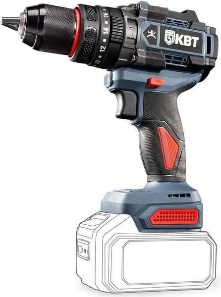 Аккумуляторная дрель-шуруповерт КВТ Профи DB-20-160 / 104539- фото
