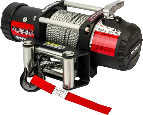 Лебедка электрическая T-MAX MuscleLift EW6500 cо стальным тросом- фото