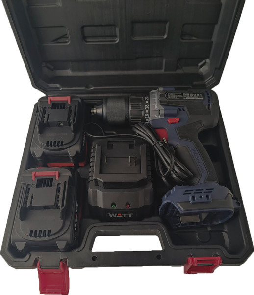 Аккумуляторная дрель-шуруповерт Watt WAS-18 Li-2BL- фото2