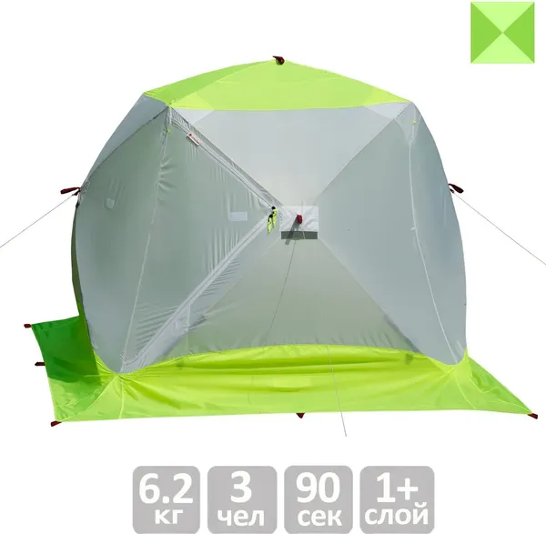 Палатка ЛОТОС Куб 3 Классик ЭКО / 17058- фото9