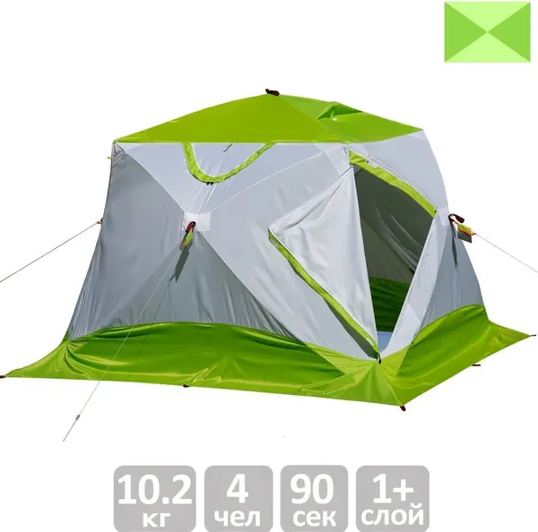 Палатка ЛОТОС Куб 4 Компакт / 17057- фото2