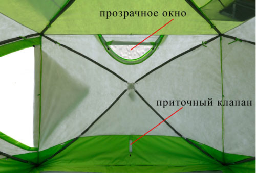 Палатка ЛОТОС Куб 4 Классик Термо / 17063 - фото6