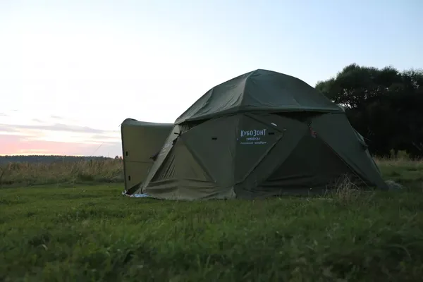 Палатка ЛОТОС КубоЗонт 6-У Компакт + Гидродно + Пол утепленный / 25033- фото10