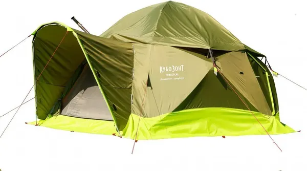 Палатка ЛОТОС КубоЗонт 6-У Компакт + Гидродно + Пол утепленный / 25033- фото4