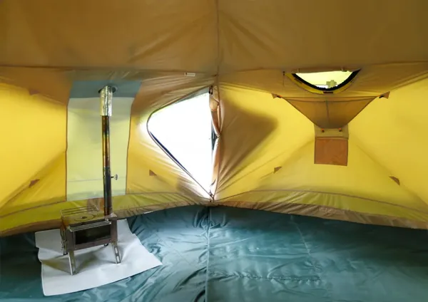 Палатка ЛОТОС КубоЗонт 6-У Компакт + Гидродно + Пол утепленный / 25033- фото6