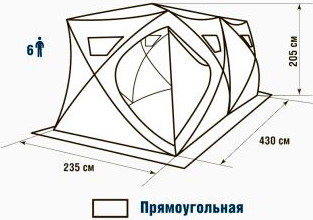 Палатка Higashi Double Pyramid Pro DC 04154- фото3