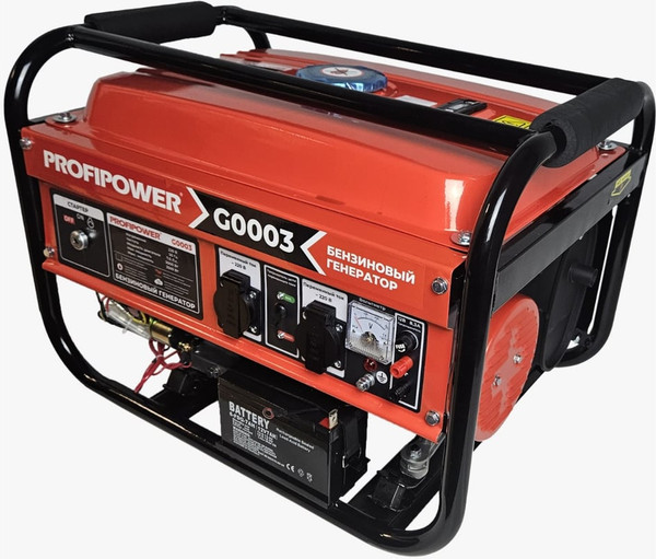 Бензиновый генератор Profipower БГ-4000Э / G0003- фото2