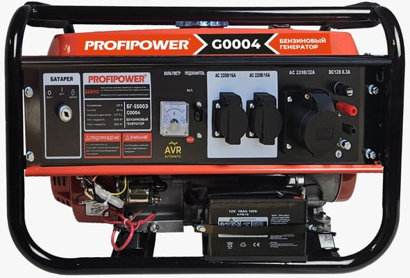 Бензиновый генератор Profipower БГ-5500Э / G0004- фото