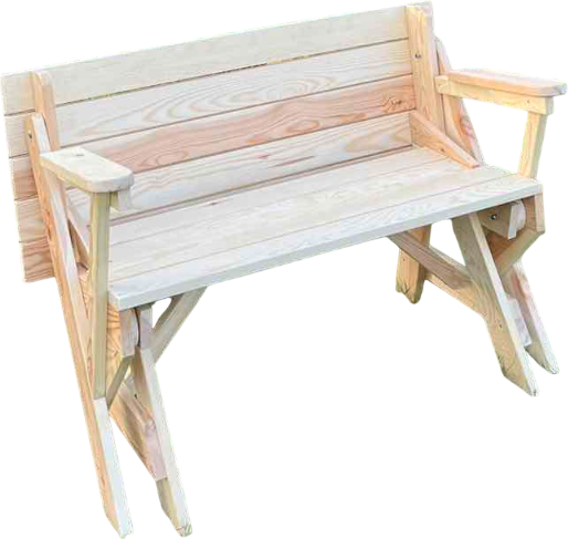 Скамья-стол садовая Четыре Солнца Стол-лавка- фото