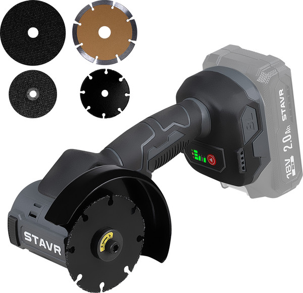 Угловая шлифовальная машина Ставр SAG 18BL-76V- фото