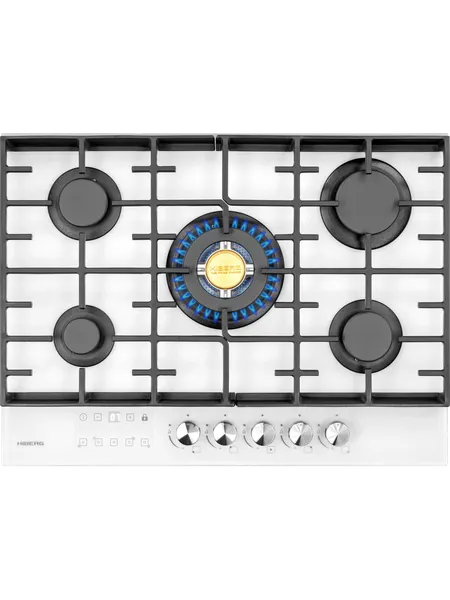 Газовая варочная панель Hiberg VM 7255 W- фото