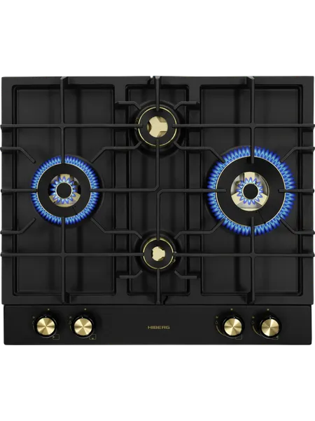 Газовая варочная панель Hiberg VS 6545 B- фото2