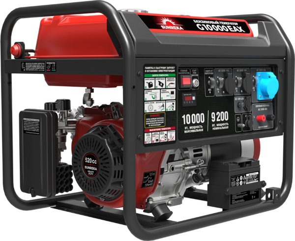 Бензиновый генератор SUNREKA G10000EAX- фото