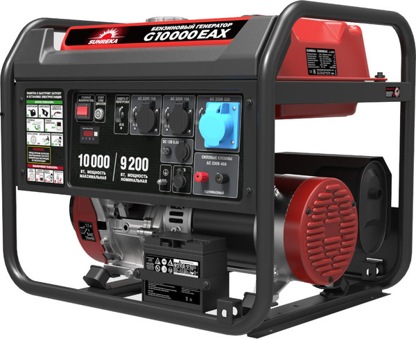 Бензиновый генератор SUNREKA G10000EAX- фото2