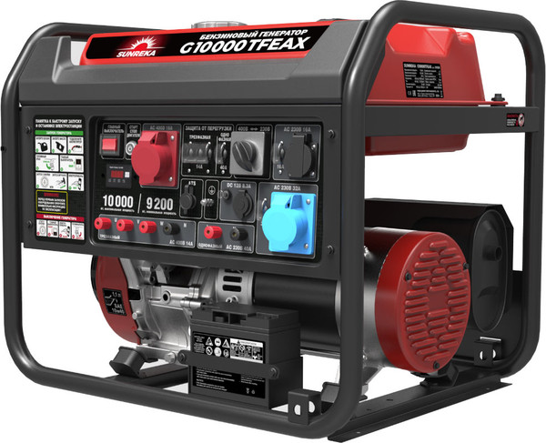 Бензиновый генератор SUNREKA G10000TFEAX- фото2