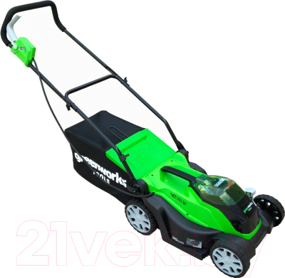 Газонокосилка электрическая Greenworks G40LM35K4- фото3