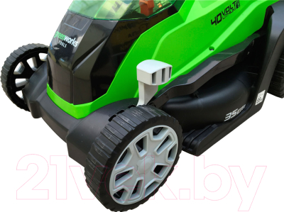 Газонокосилка электрическая Greenworks G40LM35K4- фото4