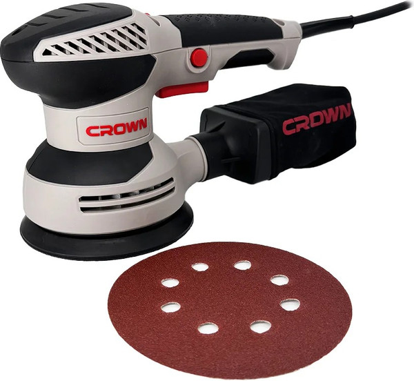 Эксцентриковая шлифовальная машина CROWN CT13663V- фото9