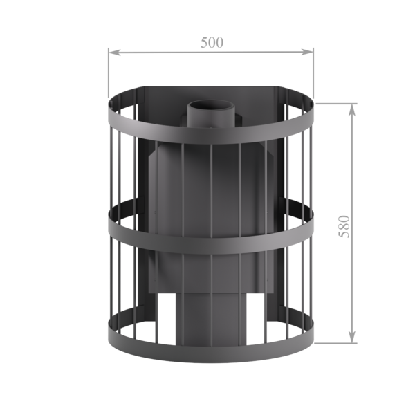 Печь-каменка Kronos Сила Огня 12 В221- фото4