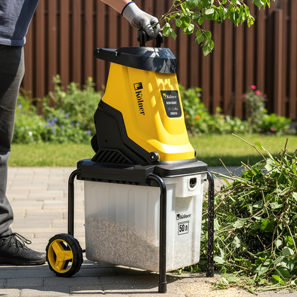 Садовый измельчитель электрический Kolner KESH 3000T- фото8