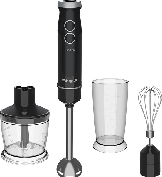 Блендер погружной Weissgauff WHB 251 PKB Silent Mix- фото