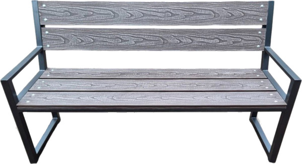Скамья садовая СтальСнабДизайн ПаркерСтрит- фото