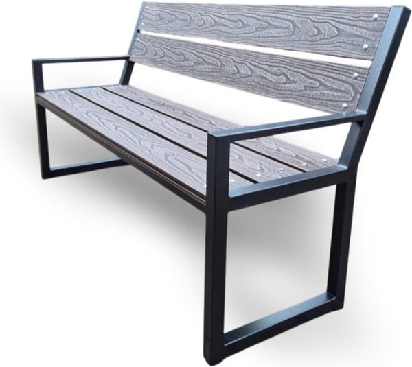 Скамья садовая СтальСнабДизайн ПаркерСтрит- фото2