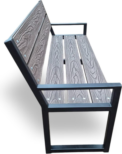 Скамья садовая СтальСнабДизайн ПаркерСтрит- фото3