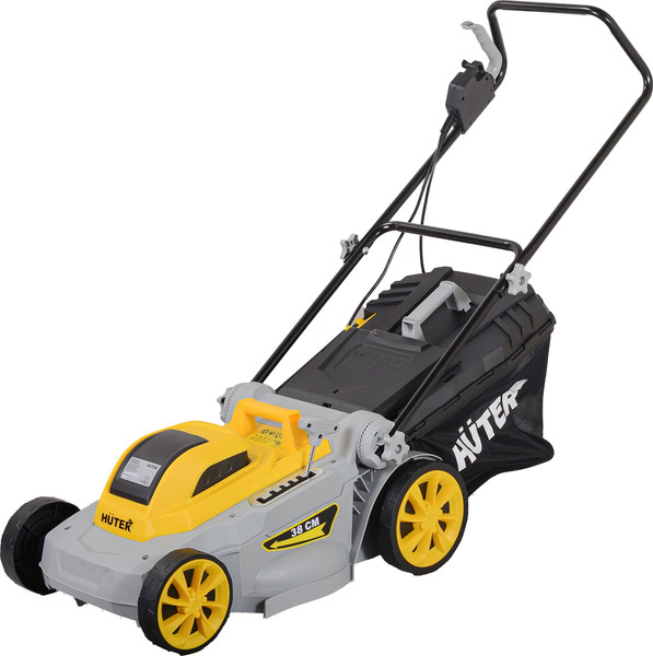 Газонокосилка электрическая Huter Grey ELM-380T- фото