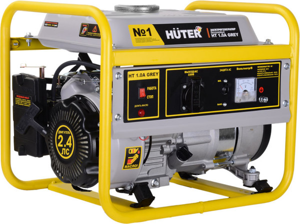 Бензиновый генератор Huter Grey HT 1.0А- фото3