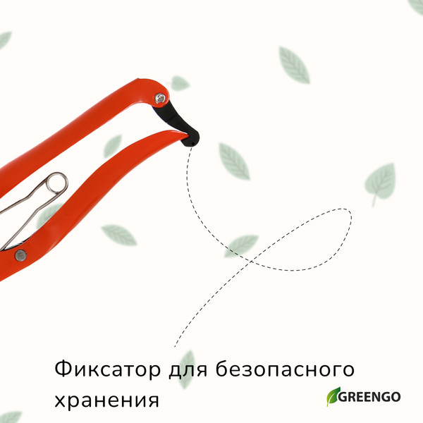 Садовые ножницы механические GREENGO 3019708- фото4