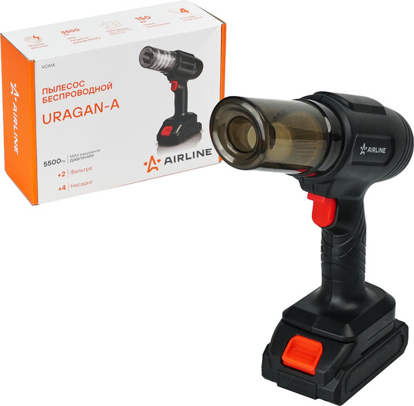 Портативный пылесос Airline URAGAN-A 5500PA- фото2