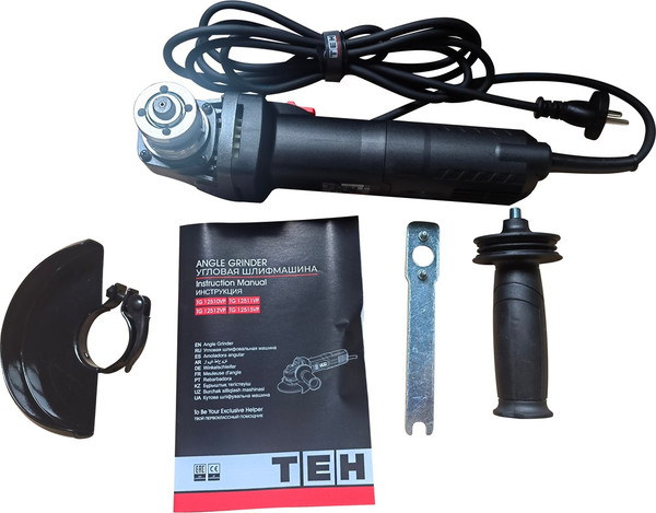 Угловая шлифовальная машина TEH TG12512VP- фото6