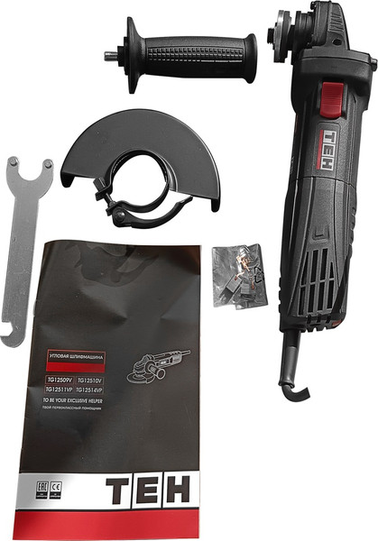 Угловая шлифовальная машина TEH TG12511VP- фото7