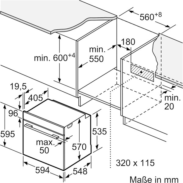 Электрический духовой шкаф Bosch HBA571BB4- фото6