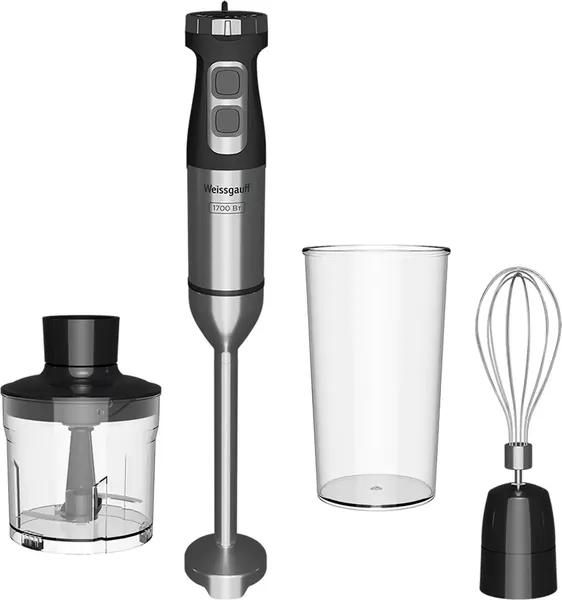 Блендер погружной Weissgauff WHB 270 SBB Turbo Mix- фото