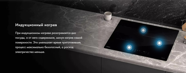 Индукционная варочная панель Haier HHK-Y63WTB- фото4