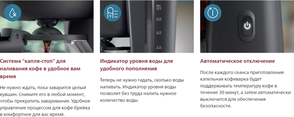 Капельная кофеварка Philips HD7430/90- фото4