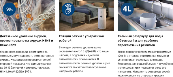 Климатический комплекс Philips AC3737/10- фото3