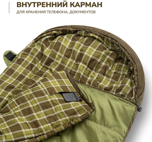 Спальный мешок RSP Outdoor Chill 200 Big / SB-СH-200-BIG-OLGN-L- фото7