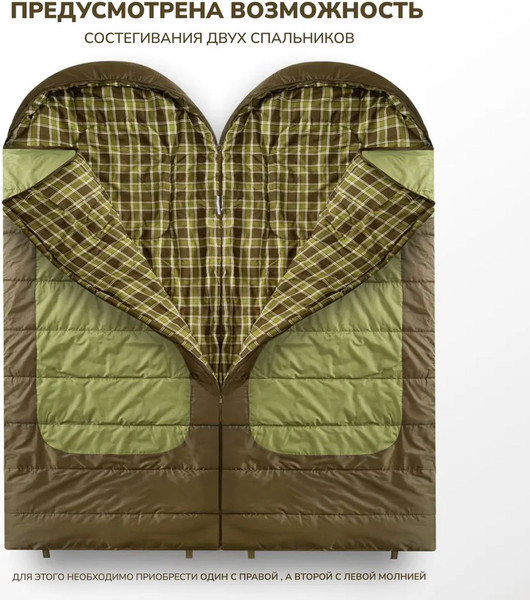 Спальный мешок RSP Outdoor Chill 300 Big / SB-СH-300-BIG-OLGN-L- фото9