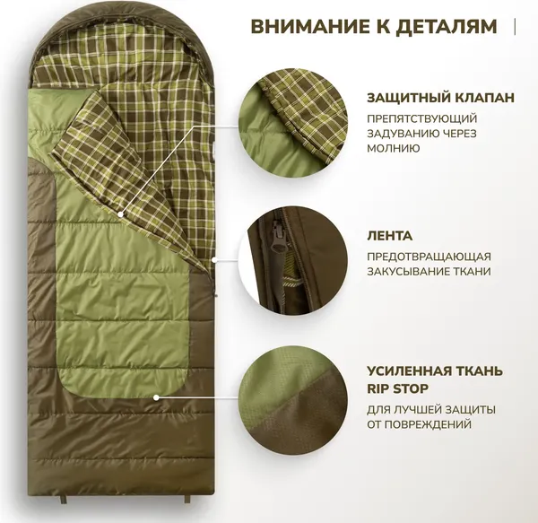 Спальный мешок RSP Outdoor Chill 300 / SB-СH-300-OLGN-L- фото4
