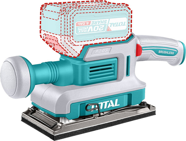 Вибрационная шлифовальная машина TOTAL TFSLI20311- фото