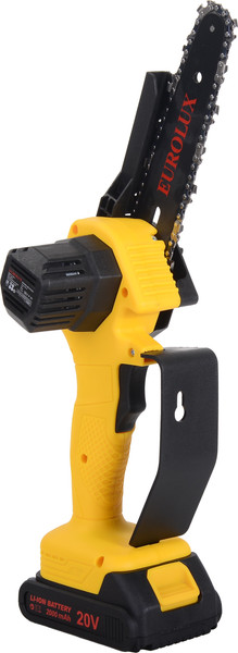 Пила цепная аккумуляторная EUROLUX ELS-20-Li-2К 6+8- фото4