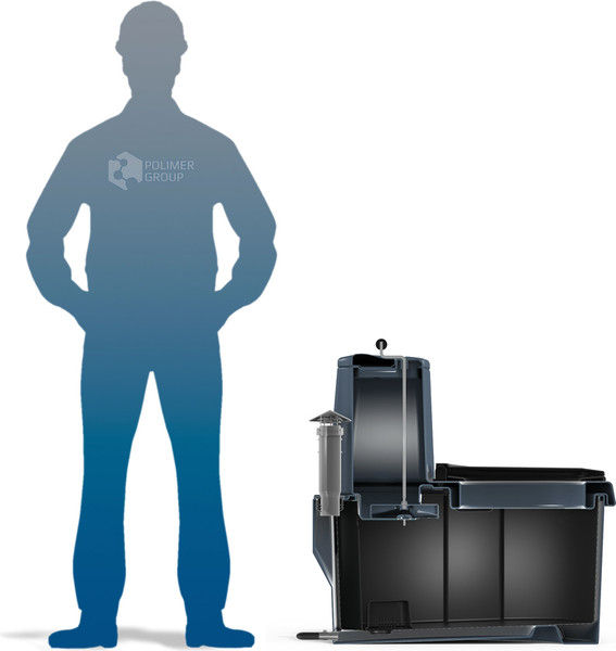 Портативный биотуалет Polimer-Group DTS10- фото7