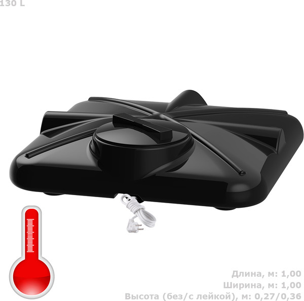 Бак для дачного душа Polimer-Group Роса DRS130S112- фото6