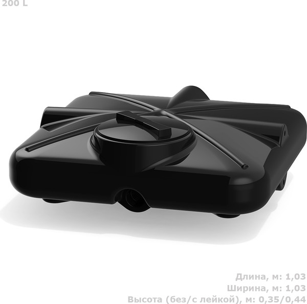 Бак для дачного душа Polimer-Group Роса DRS200S1- фото5